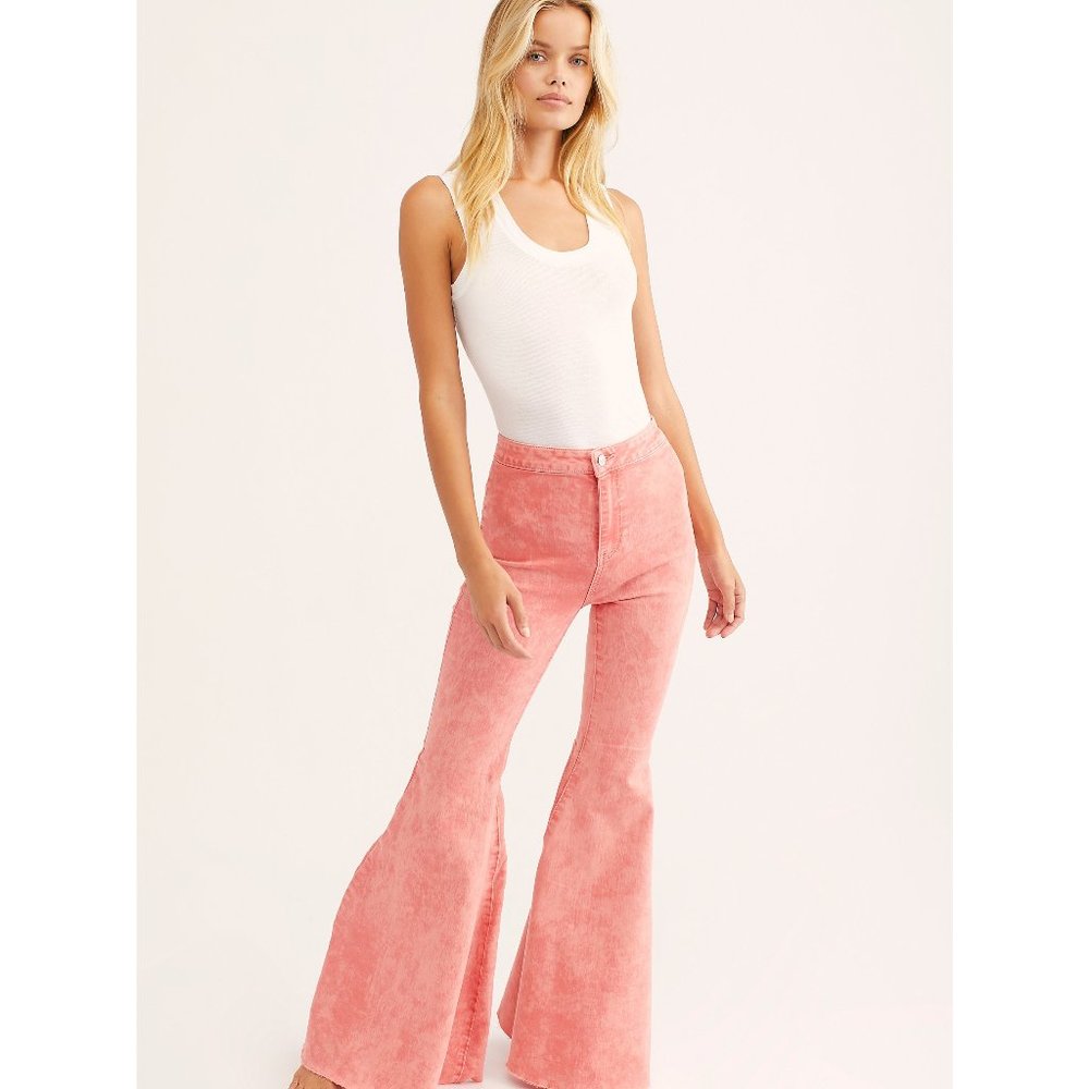 NWT Free People Just Float On Flare / Prairie Pink